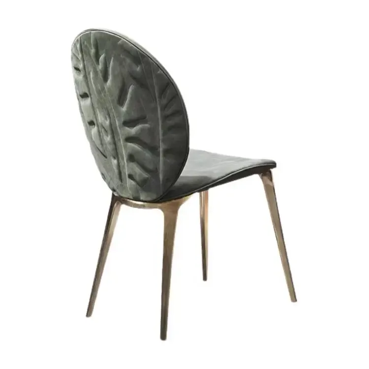 JP High-End Light Luxury Dining Chair Embroidered
