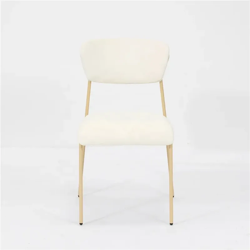 JP High Quality Metal Leg Dining Chair Modern Restaurant photo 2