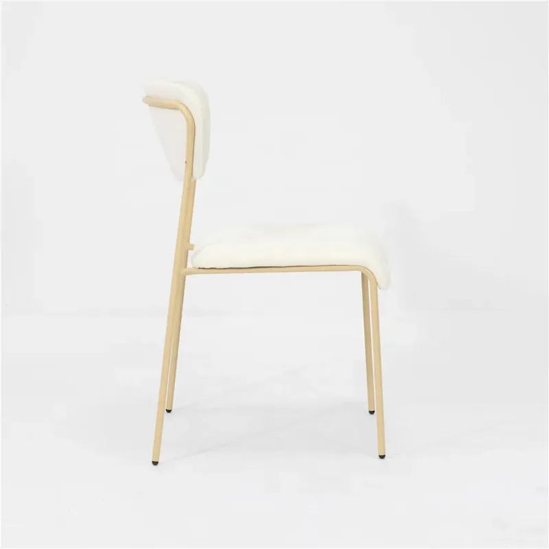 JP High Quality Metal Leg Dining Chair Modern Restaurant photo 3