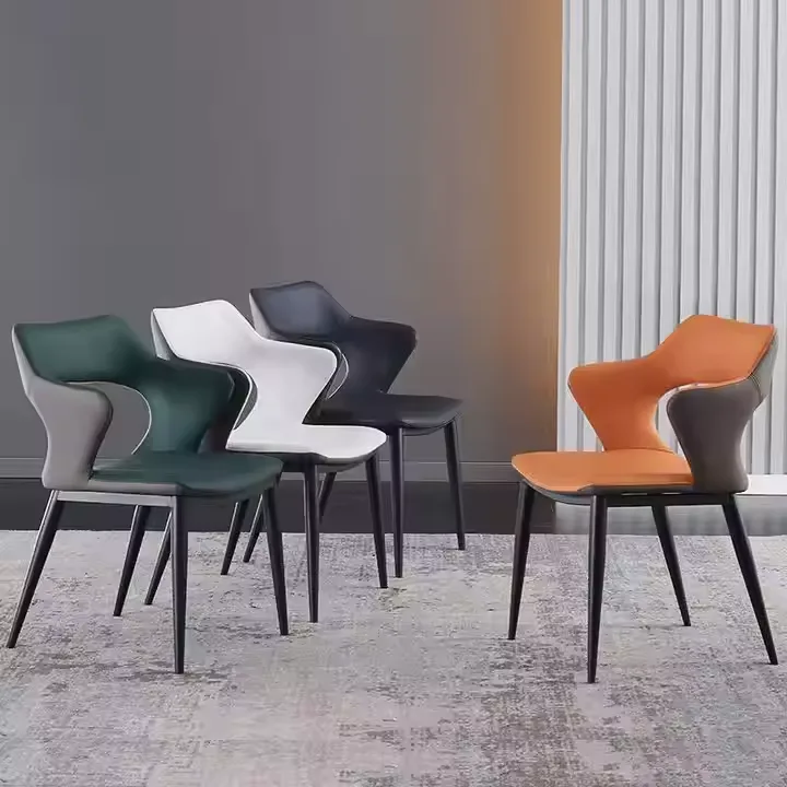 JP Home Dining Chair with Armrest Backrest