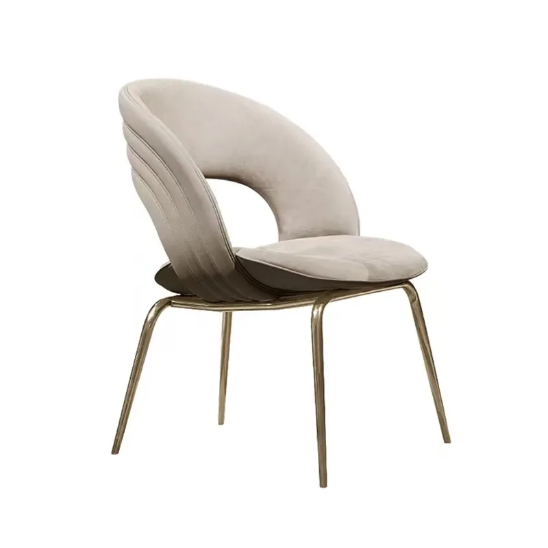 JP Italian Luxury Dining Chair Restaurant Backrest