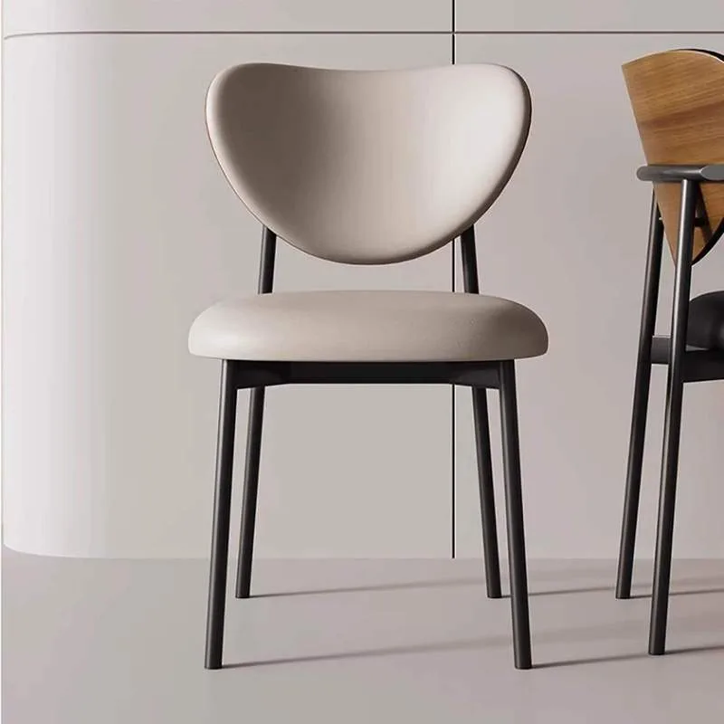 JP Mid-Century Modern Faux Leather Dining Chairs photo 2