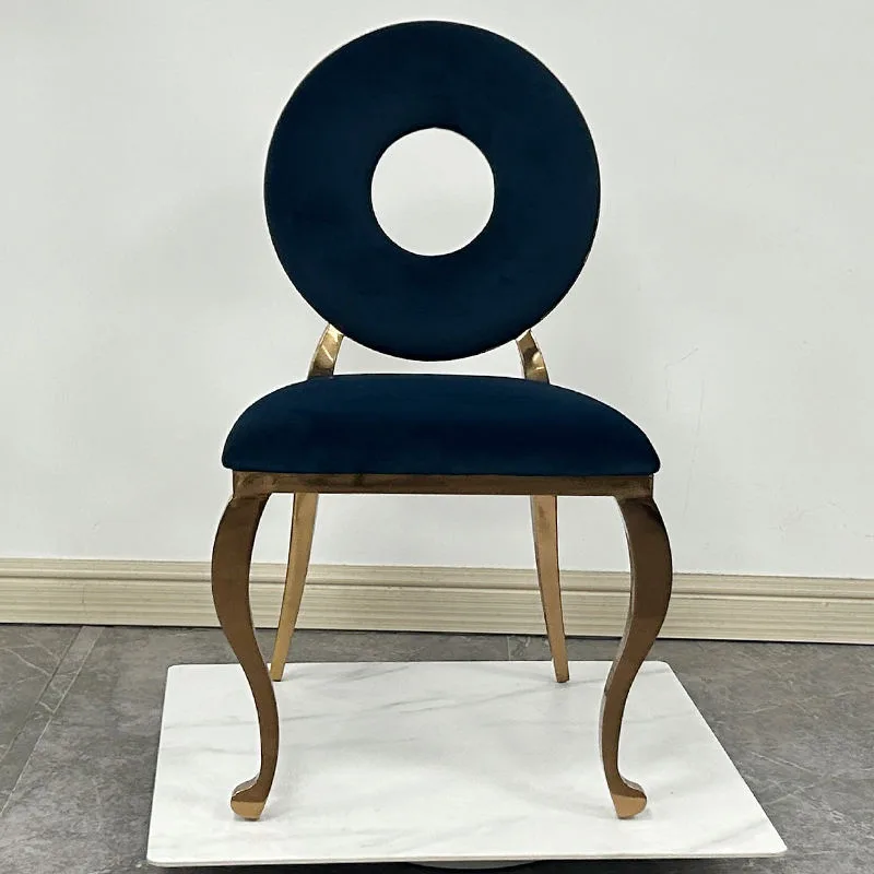 JP Modern Luxury Metal Dining Chair with photo 2