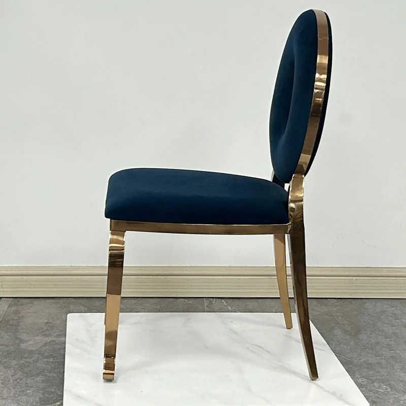 JP Modern Luxury Metal Dining Chair with photo 3