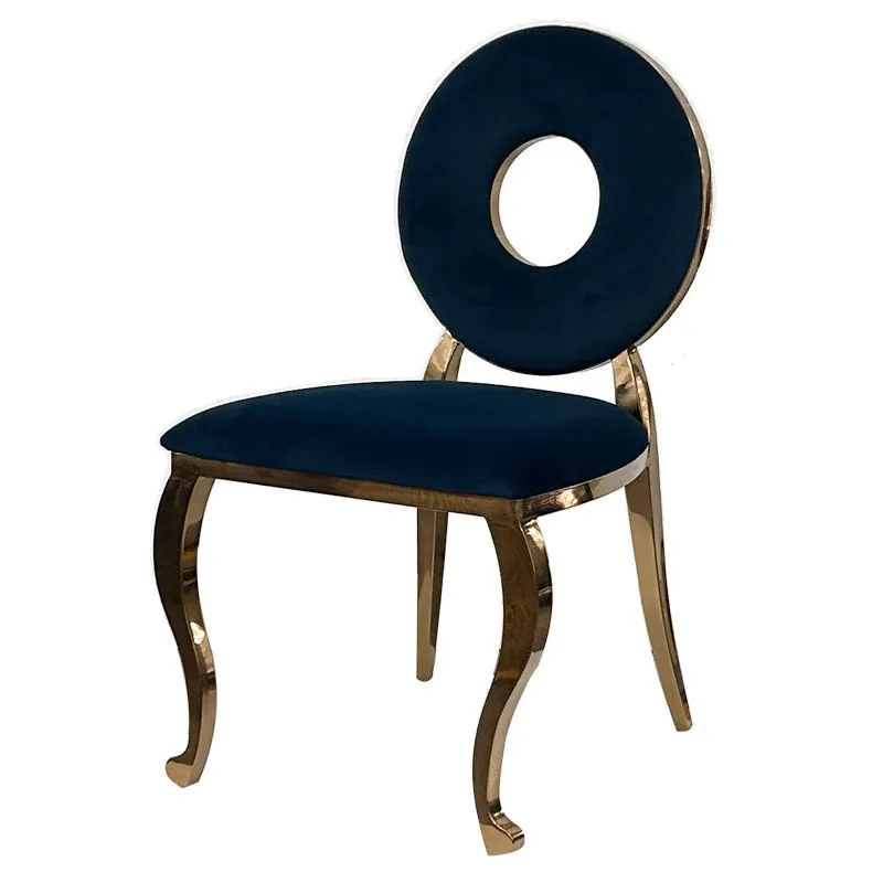 JP Modern Luxury Metal Dining Chair with