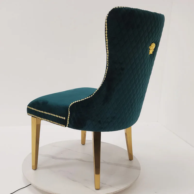JP Modern Nordic Dining Chair Velvet Restaurant photo 3