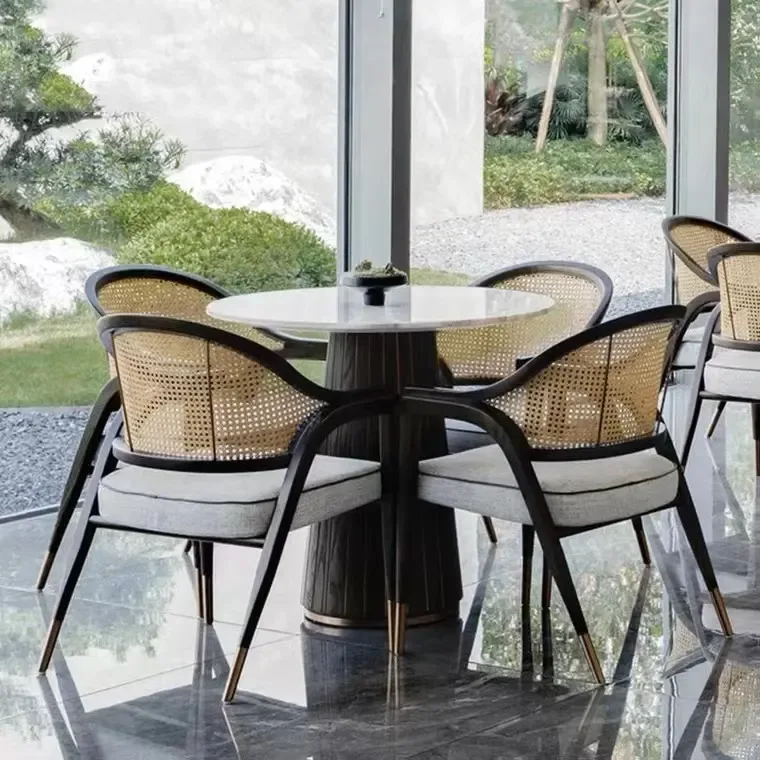 JP New Arrival Manufacturer Modern Luxury Coffee Shop Furniture a004 photo 2