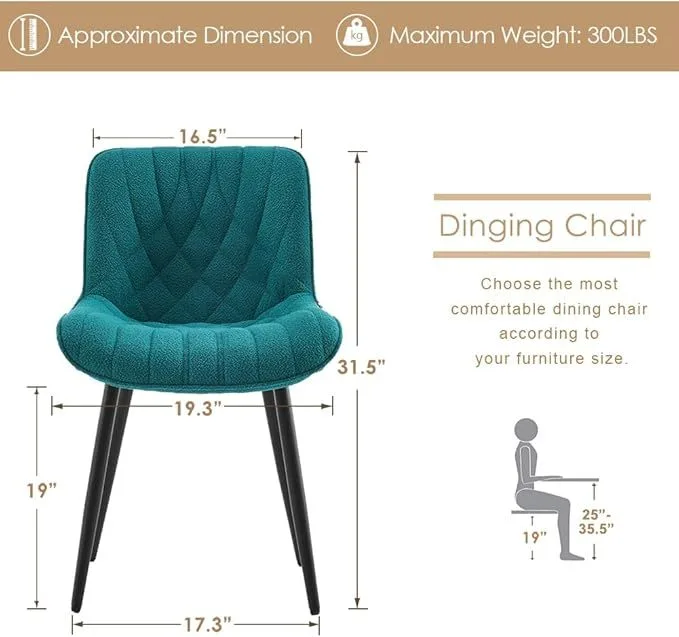 JP Restaurant Furniture Velvet Fabric Dining Chairs photo 2
