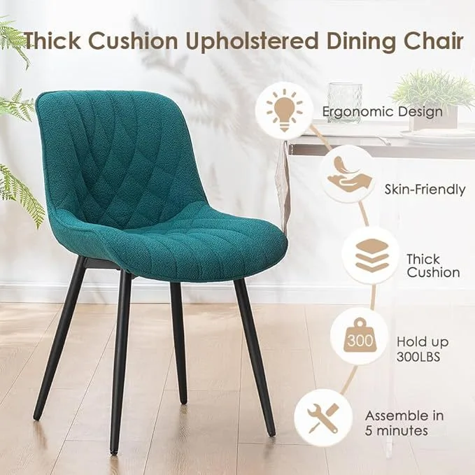 JP Restaurant Furniture Velvet Fabric Dining Chairs photo 3