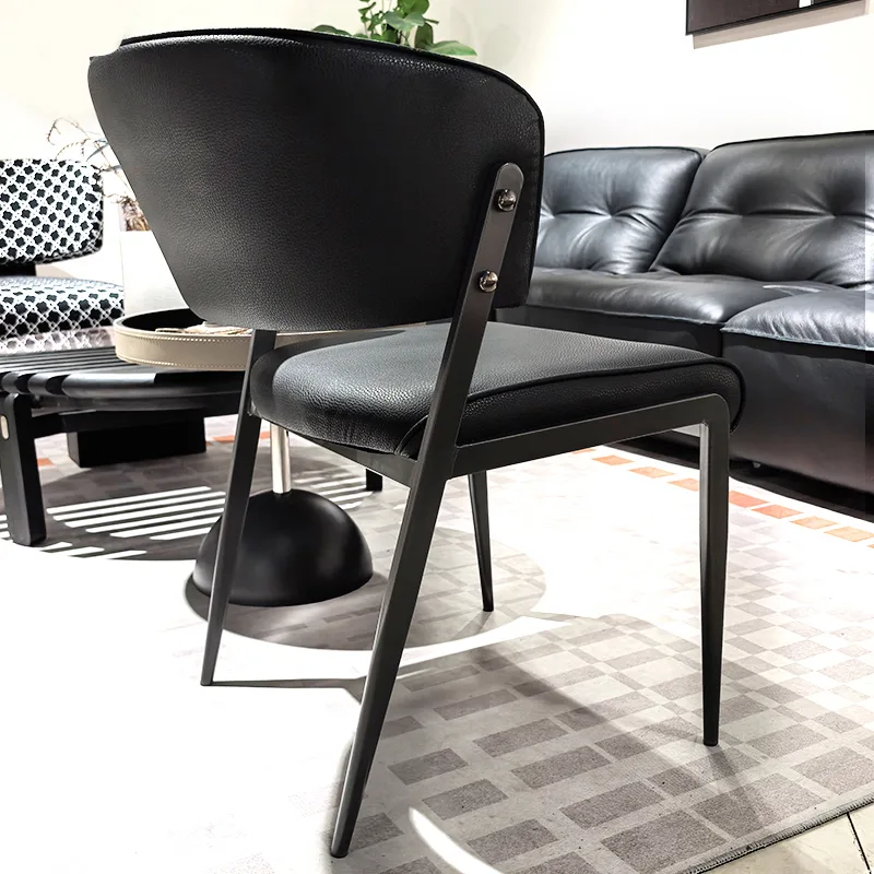JP Simple Design Leather Dining Chair Light photo 2