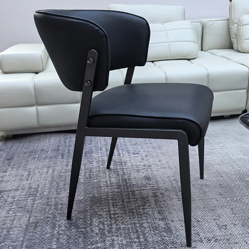 JP Simple Design Leather Dining Chair Light photo 3