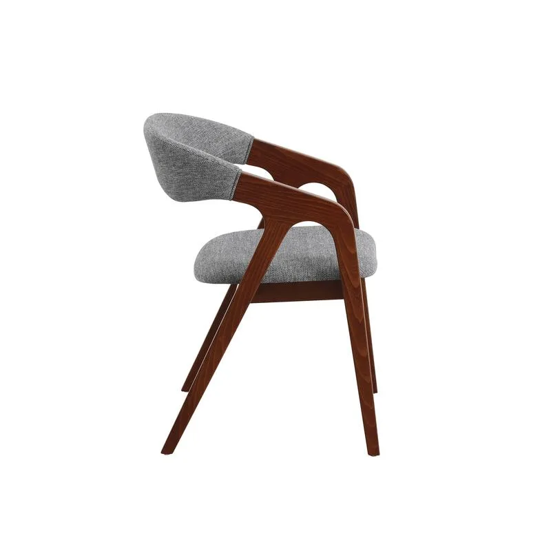JP Wholesale Fabric/leather Upholstery Armrest Wooden Chair photo 3