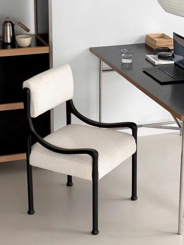 JP Modern Upholstered Dining Chair Light Luxury
