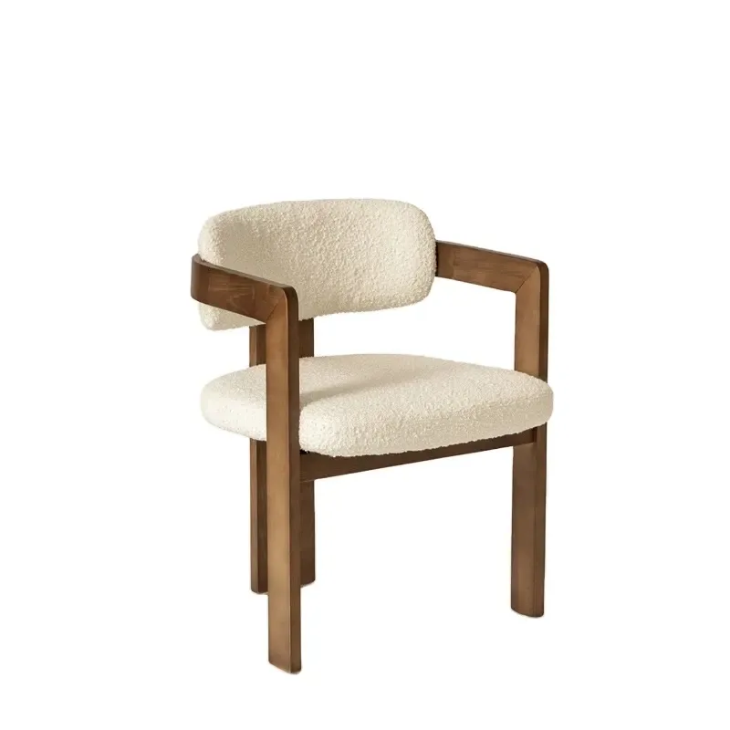 JP Custom Fabric Nordic Velvet Minimalist Dining photo 2