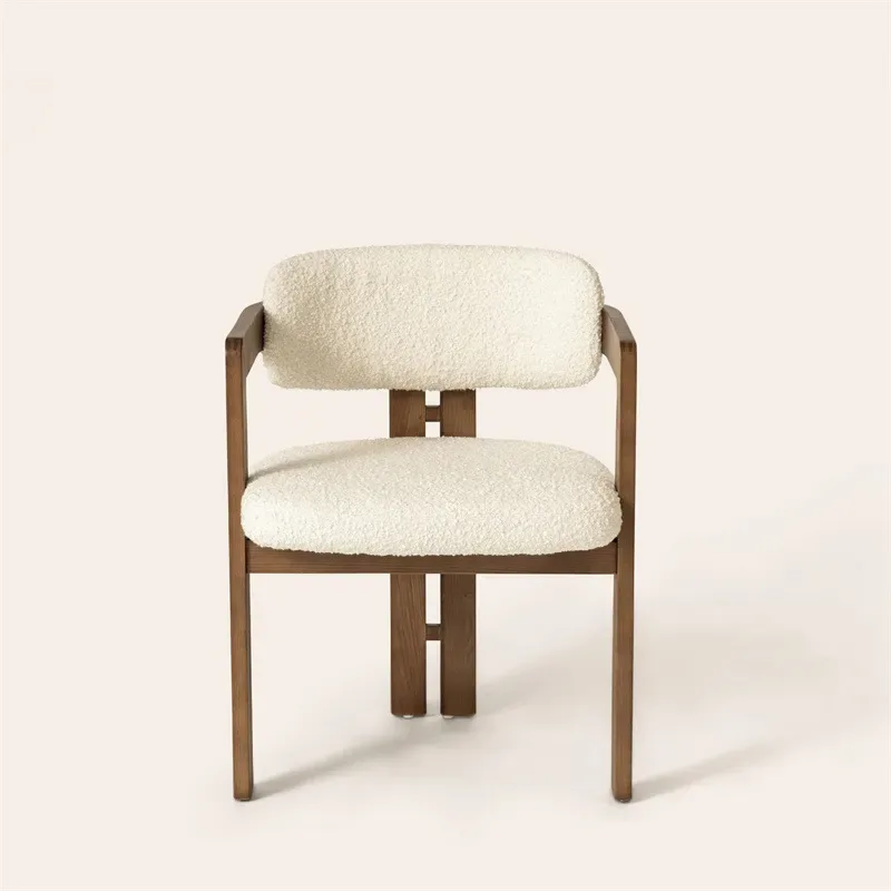 JP Custom Fabric Nordic Velvet Minimalist Dining