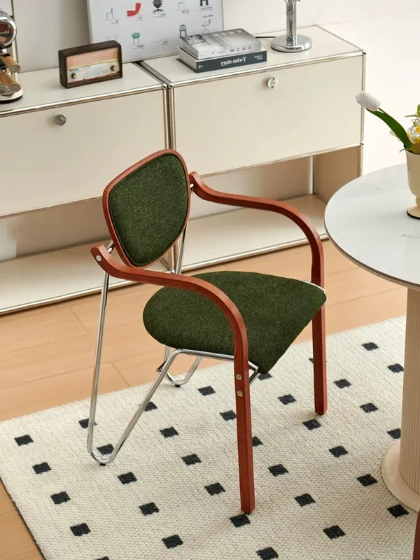 JP Modern Fabric Upholstery Dining Chair, Wooden photo 3