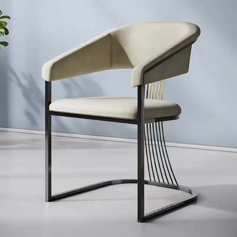 JP 304 Stainless Steel Backrest Chair Simple photo 3