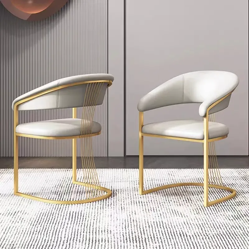 JP 304 Stainless Steel Backrest Chair Simple