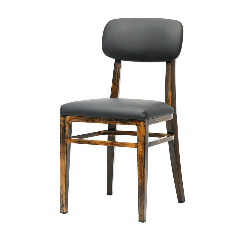 JP Antique Leather Frame in Wood Finish