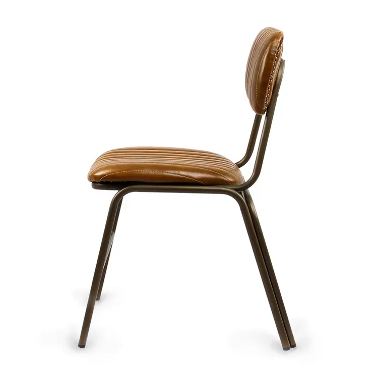 JP Cheap Leather Dining Chair Metal Leg photo 2