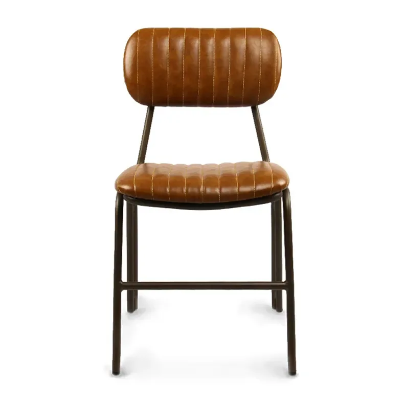 JP Cheap Leather Dining Chair Metal Leg photo 3