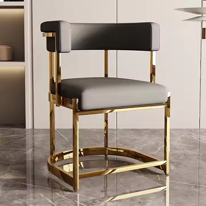 JP Dining Chair Leather Metal Indoor Wholesale Home Furniture photo 3