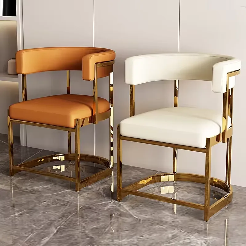 JP Dining Chair Leather Metal Indoor Wholesale Home Furniture