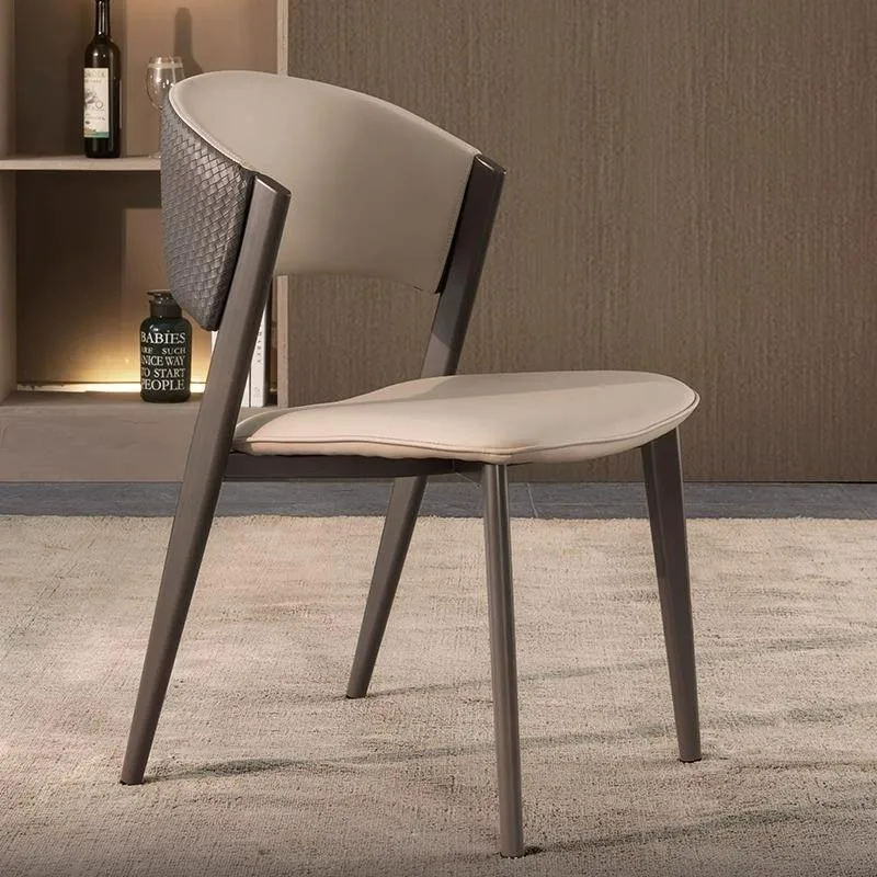 JP Dining Chair Luxury Fabric Leather Metal photo 2
