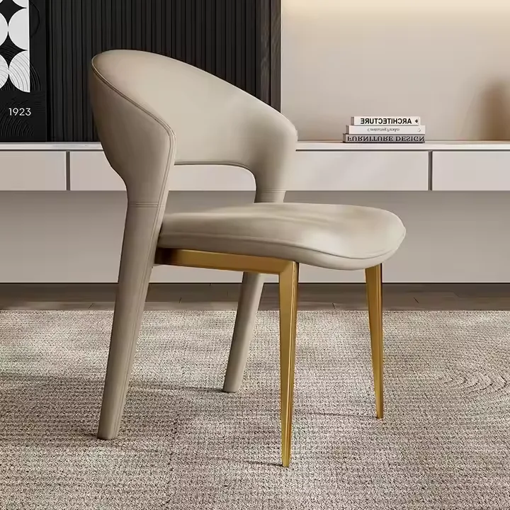 JP Dining Chair Nordic Luxury Gold Leg