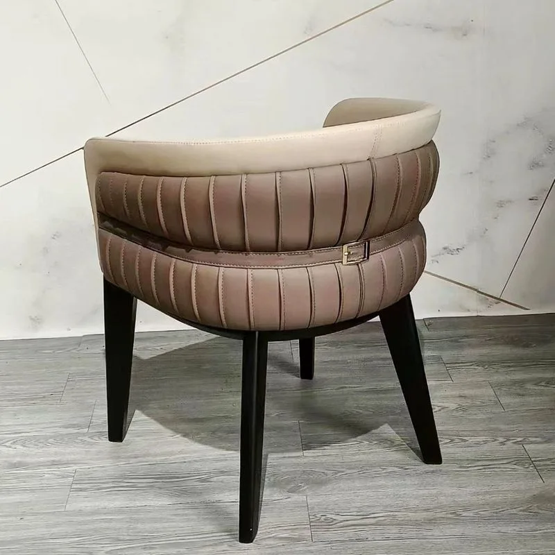 JP Elegant Hotel Dining Chairs with Black photo 3