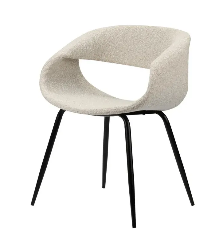 JP Factory Fabric Arm Dining Chair Luxury