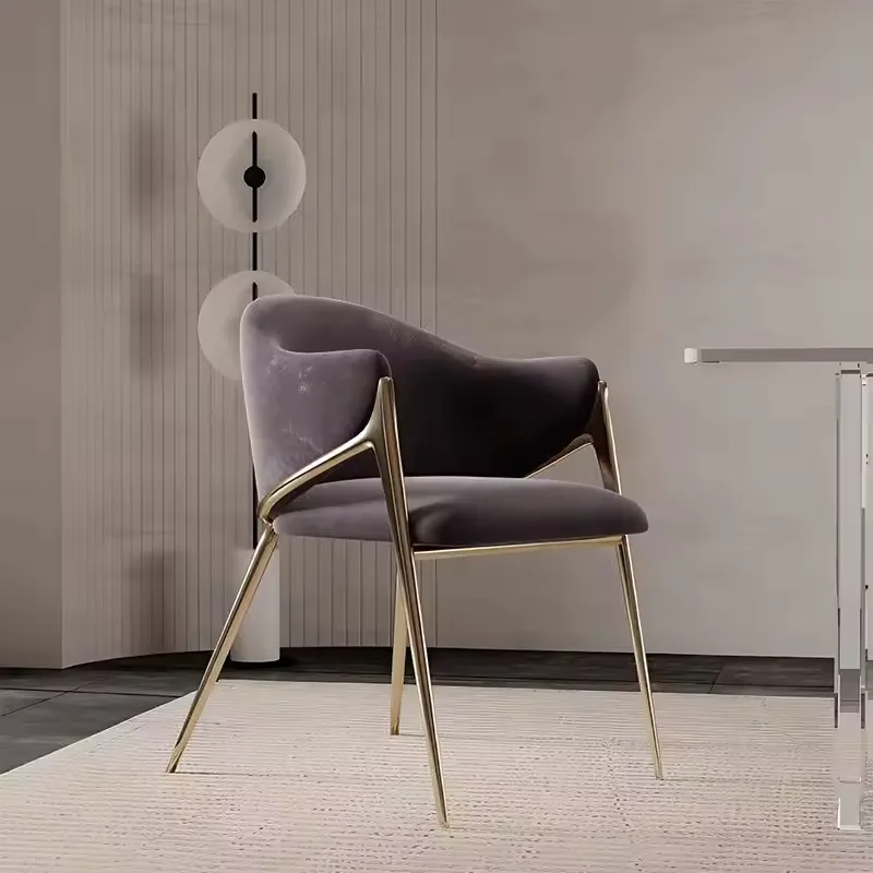 JP Fancy Restaurant Dining Room Chairs Golden