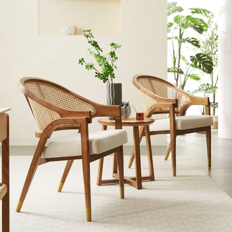 JP Hall Kitchen Rattan Chairs Modern Villa