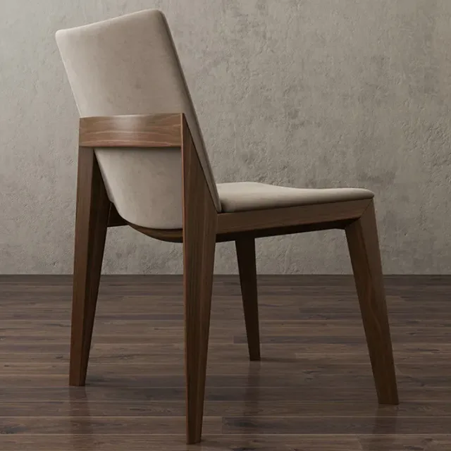 JP Hot Luxury Ash Wood Leather Dining photo 3