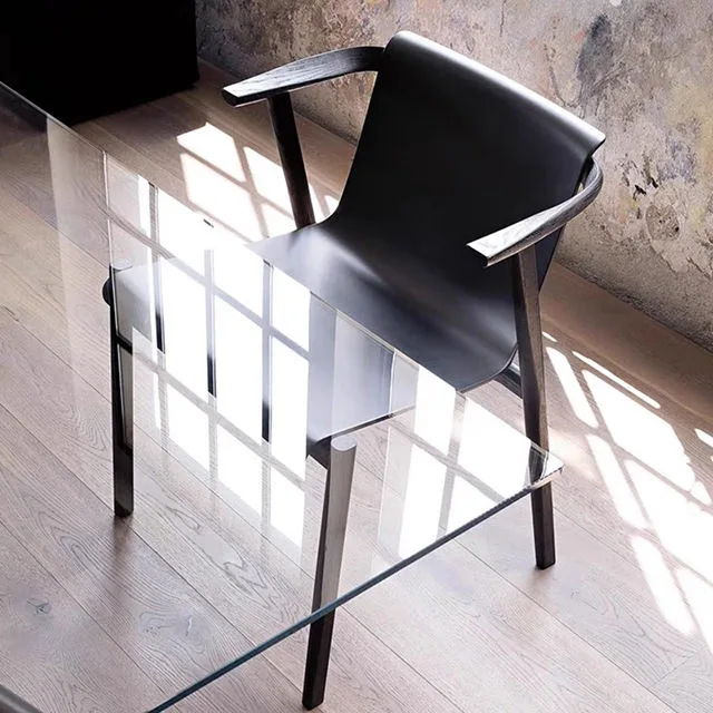 JP Hot Sale Modern Japandi Wooden Chaise photo 3