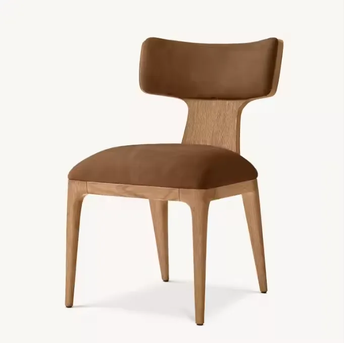 JP Hotel Modern Fabric Dining Solid Wood