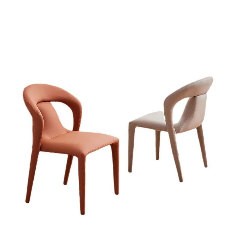 JP Italian Designer Dining Chair Hole Leather photo 3