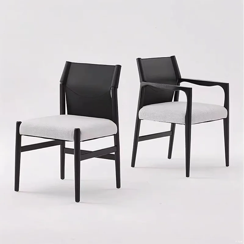 JP Italian Fabric Dining Room Chairs Restaurant