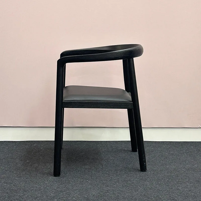 JP Italian Minimalist Style Dining Chairs Wooden photo 2