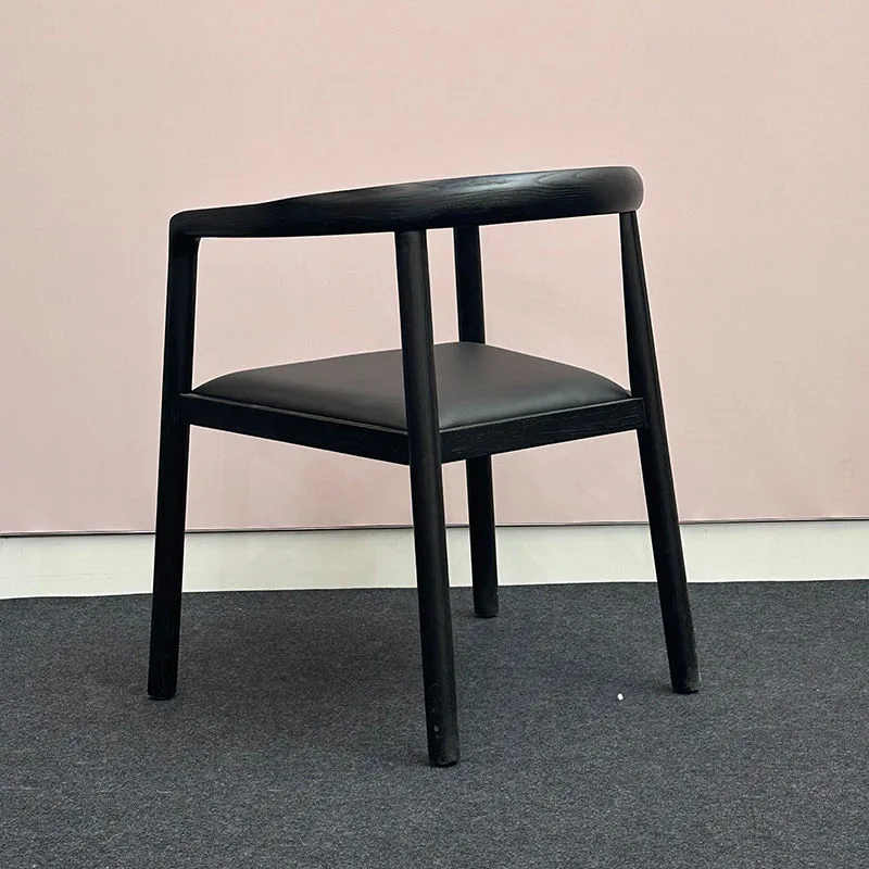 JP Italian Minimalist Style Dining Chairs Wooden photo 3