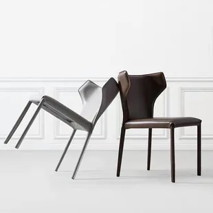 JP Leather Dining Chair Simple Modern Nordic photo 2