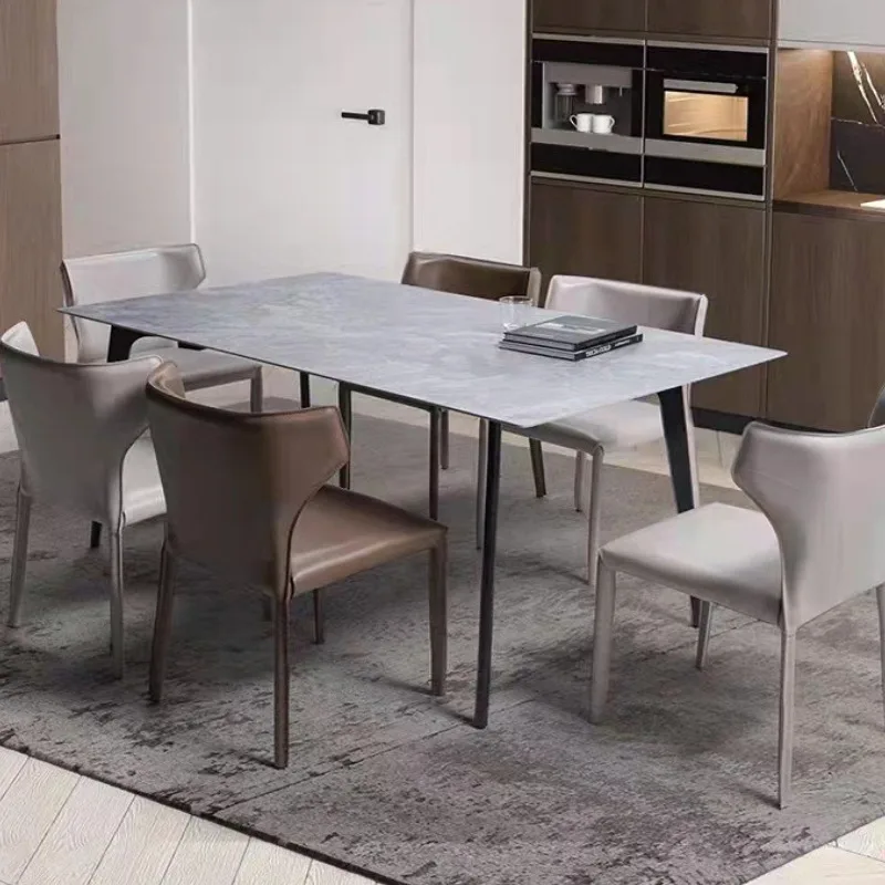 JP Leather Dining Chair Simple Modern Nordic photo 3