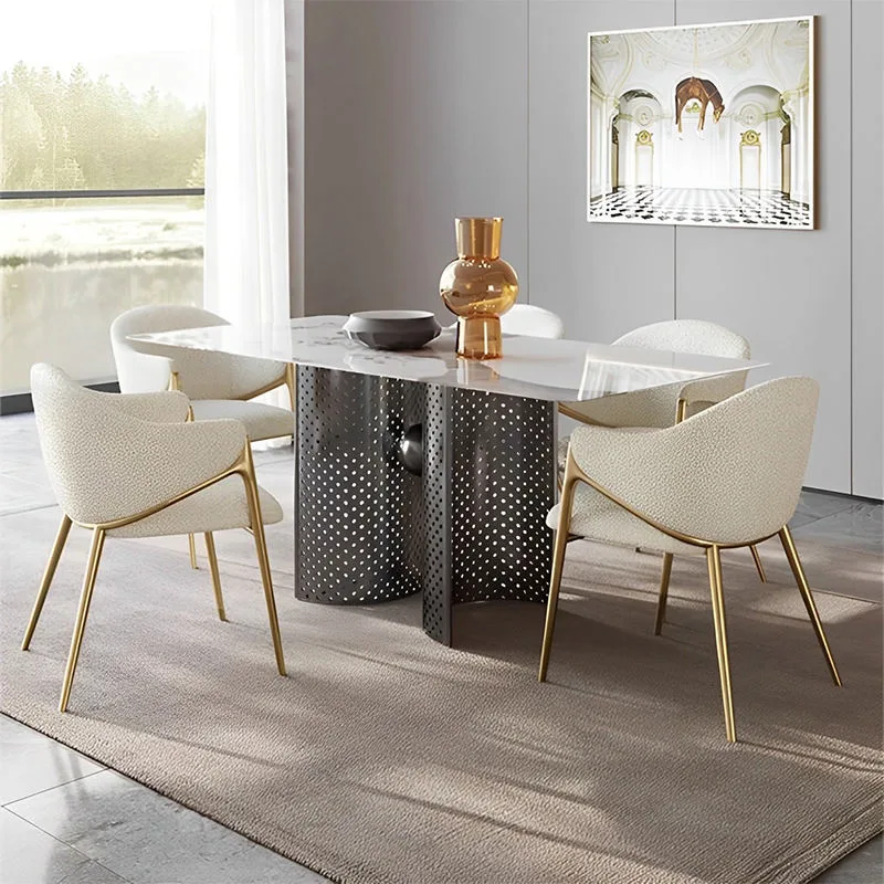 JP Luxury 304 Stainless Steel Dining Chairs photo 2