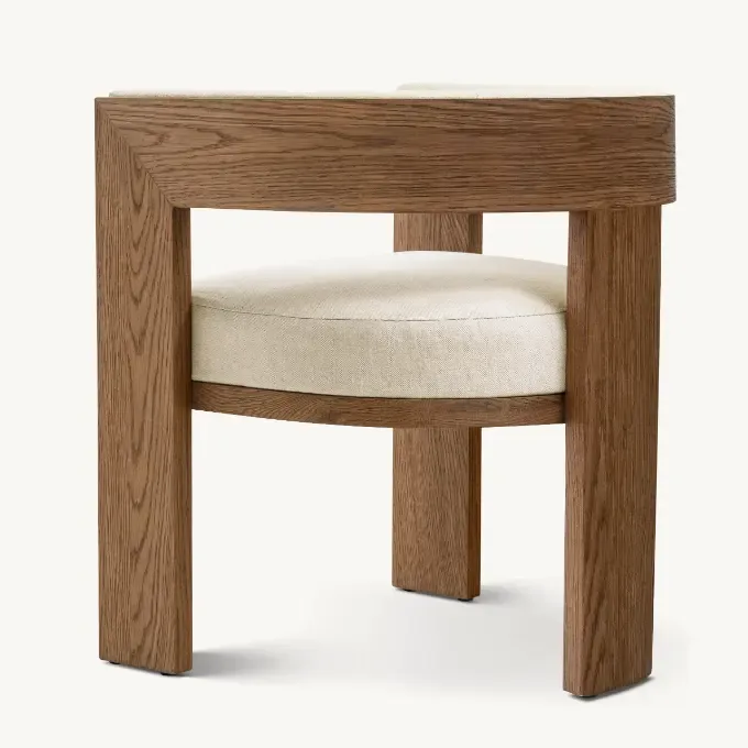 JP Luxury Hotel Restaurant Armchairs Furniture Oak photo 3