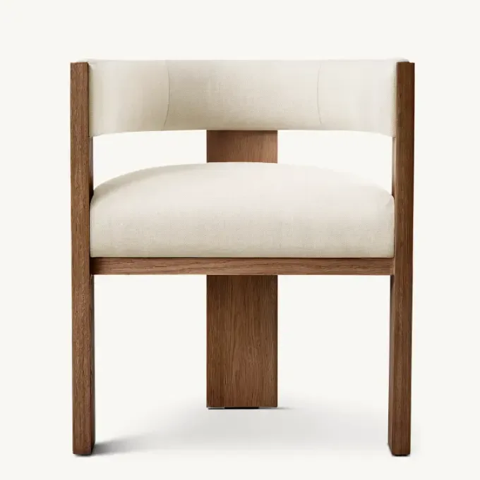 JP Luxury Hotel Restaurant Armchairs Furniture Oak