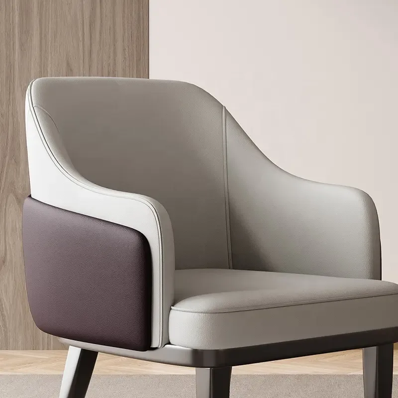 JP Luxury Leather Dining Chairs High-Quality Velvet & photo 2