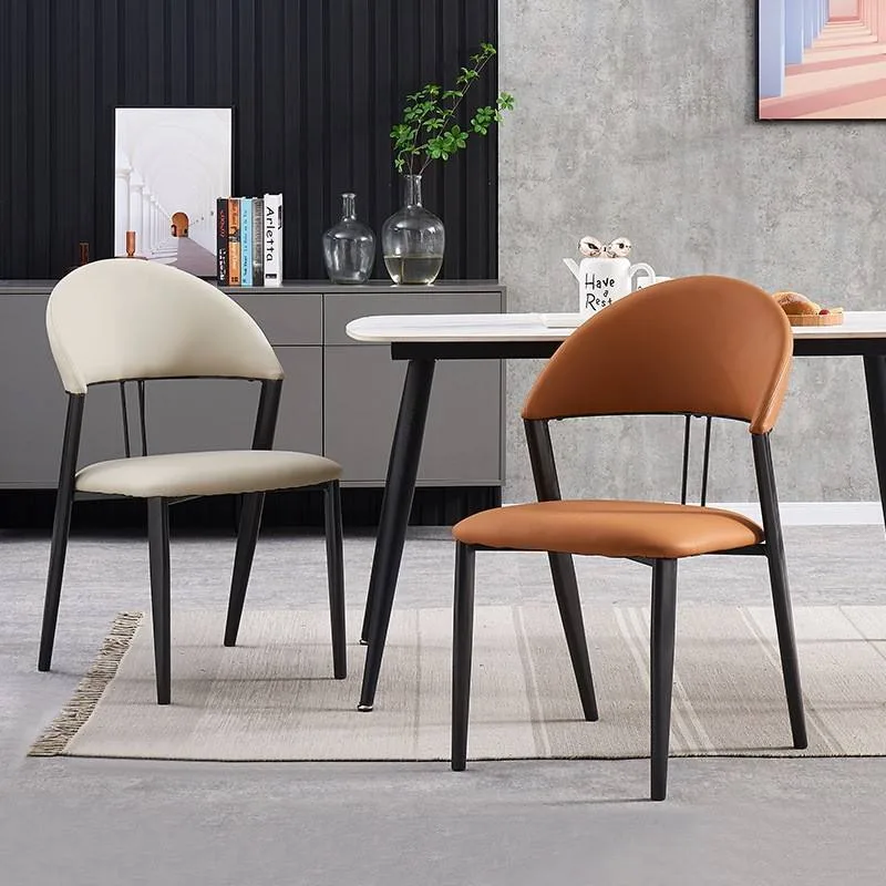 JP Luxury Leather Modern Contemporary Dining Chairs photo 2