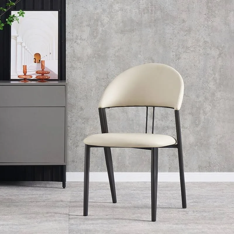 JP Luxury Leather Modern Contemporary Dining Chairs photo 3