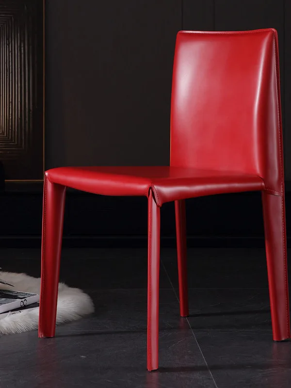 JP Luxury Orange Dining Chair with Saddle photo 2
