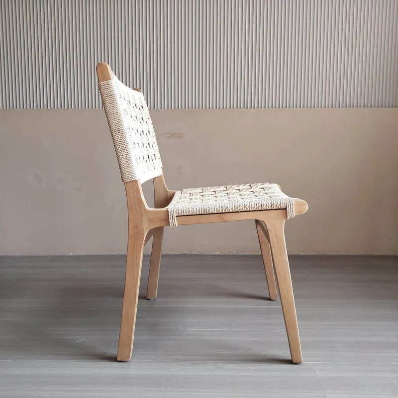 JP Mid century Modern Backrest Braided Chair photo 2